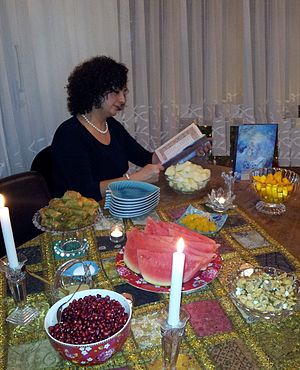 Persian Lady recites Hafez Poems in Yalda Night.jpg