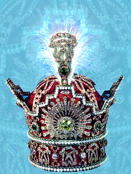 جواهرات سلطنتی پادشاهان ایرانی که در موزه ملی جواهرات ایران نگهداری میشود