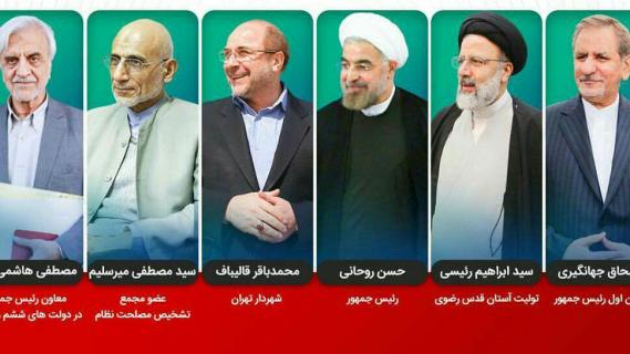 رئیس جمهور آینده ایران کیست ؟ کدامیک از 6 نامزد ریاست جمهوری رئیس جمهور آینده ایران خواهد بود ؟